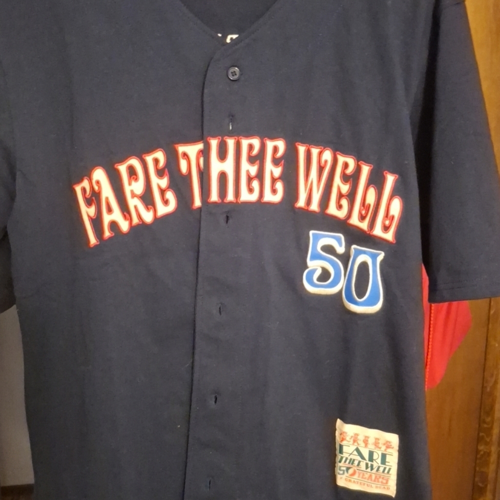 Grateful Dead  Concert Baseball Jersey
